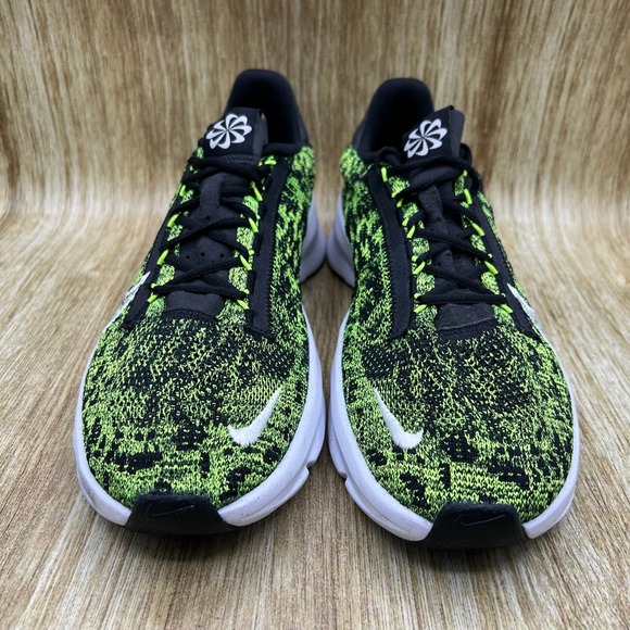 Nike SuperRep Go 3 Men's Size 11.5 Flyknit\u200e Next Nature Black Volt Sneaker Shoes